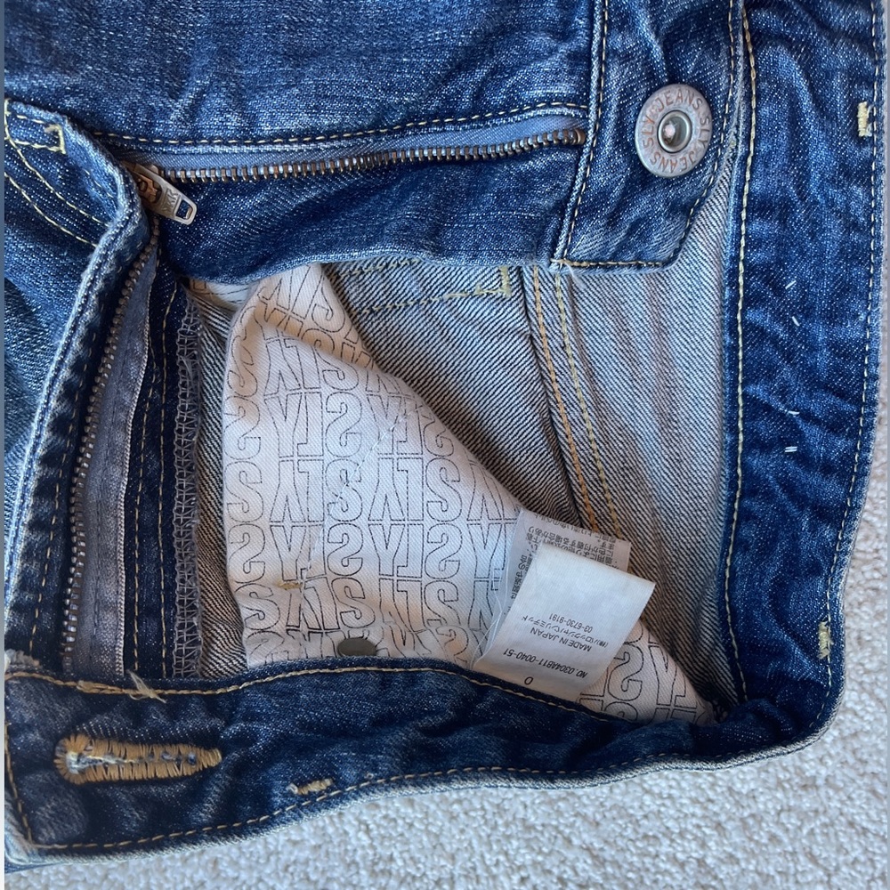 SLY denim short pants